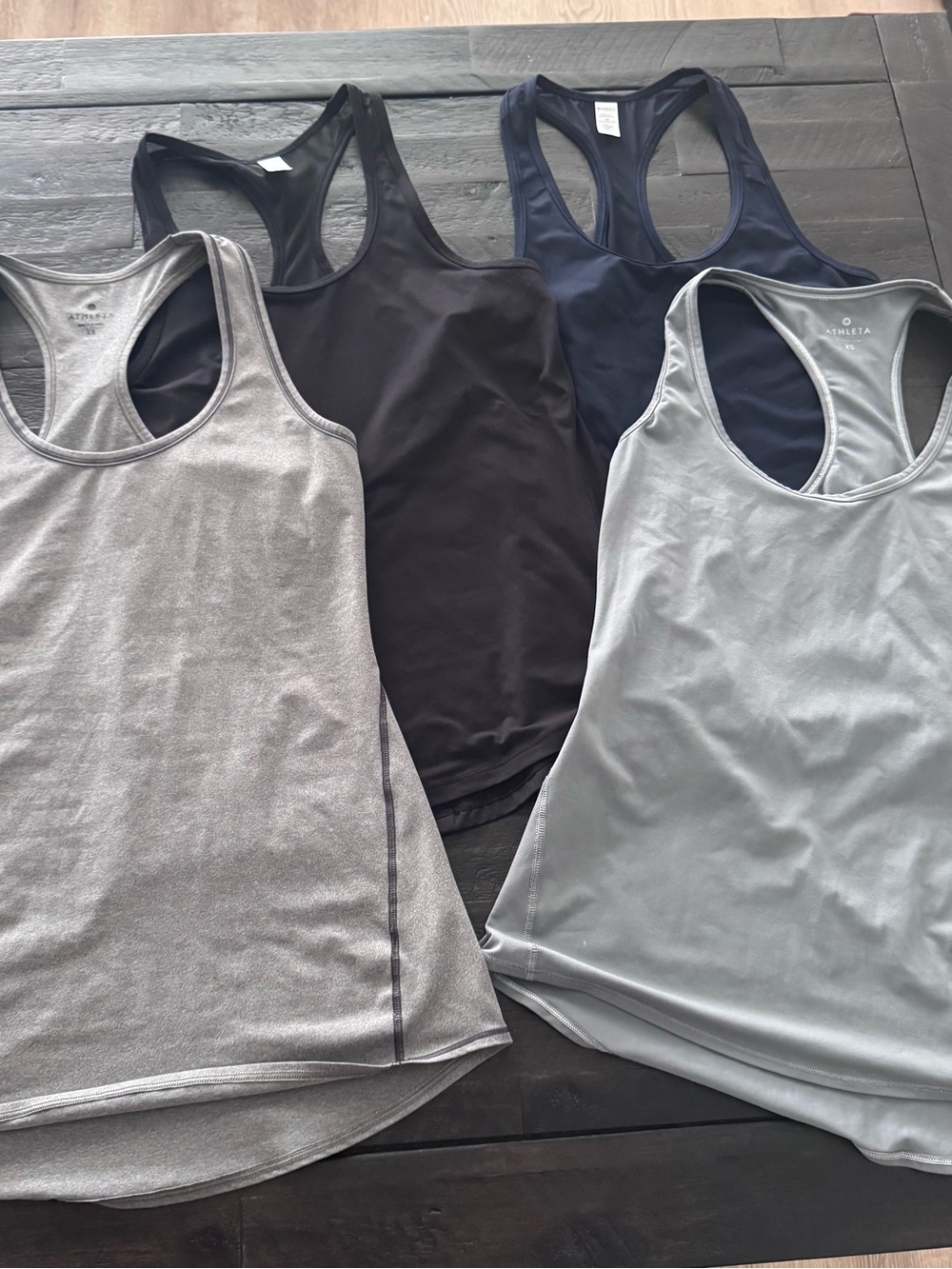 4 Athleta Chi Women’s Racerback Tank Top, XS, PO